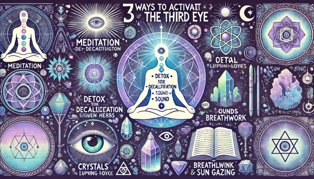 Light and sun gazing - Third Eye