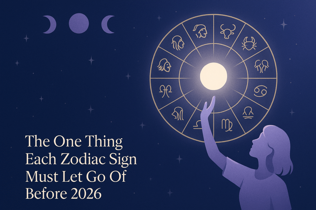 The One Thing Each Zodiac Sign Must Let Go Of Before 2026 Divinity Digits