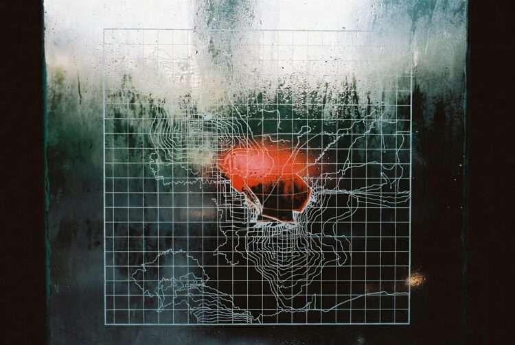Abstract conceptualization of 2027 numerology, showing a heavy digital grid fracturing under a high voltage electrical surge to represent the Master Number 11 system override.